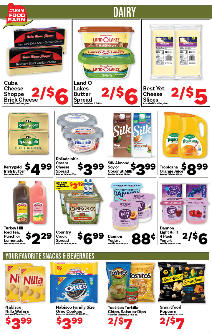 Ried's Food Barn Weekly Special | '.Sun, March 8.' – '.Sat, March 14.' | Page '..'