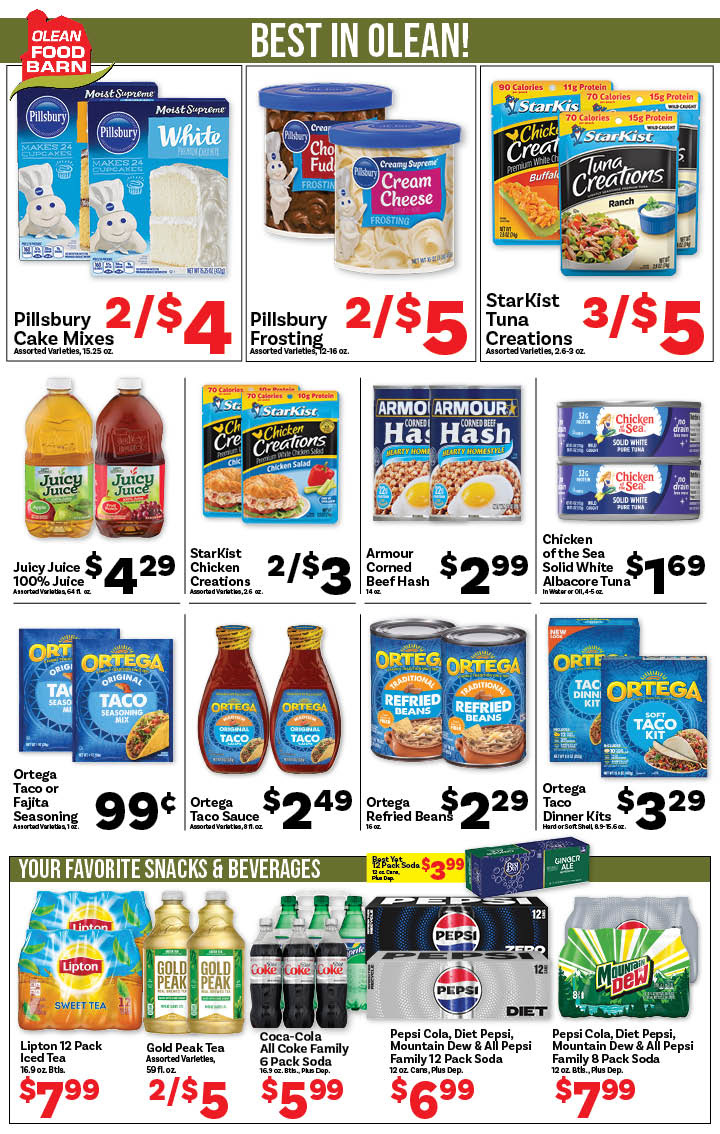 Ried's Food Barn Weekly Special | '.Sun, March 15.' – '.Sat, March 21.' | Page '..'