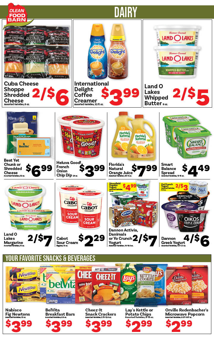 Ried's Food Barn Weekly Special | '.Sun, March 15.' – '.Sat, March 21.' | Page '..'