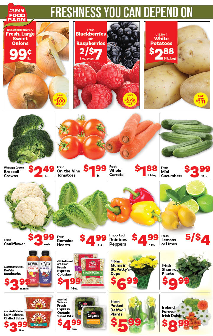 Ried's Food Barn Weekly Special | '.Sun, March 15.' – '.Sat, March 21.' | Page '..'