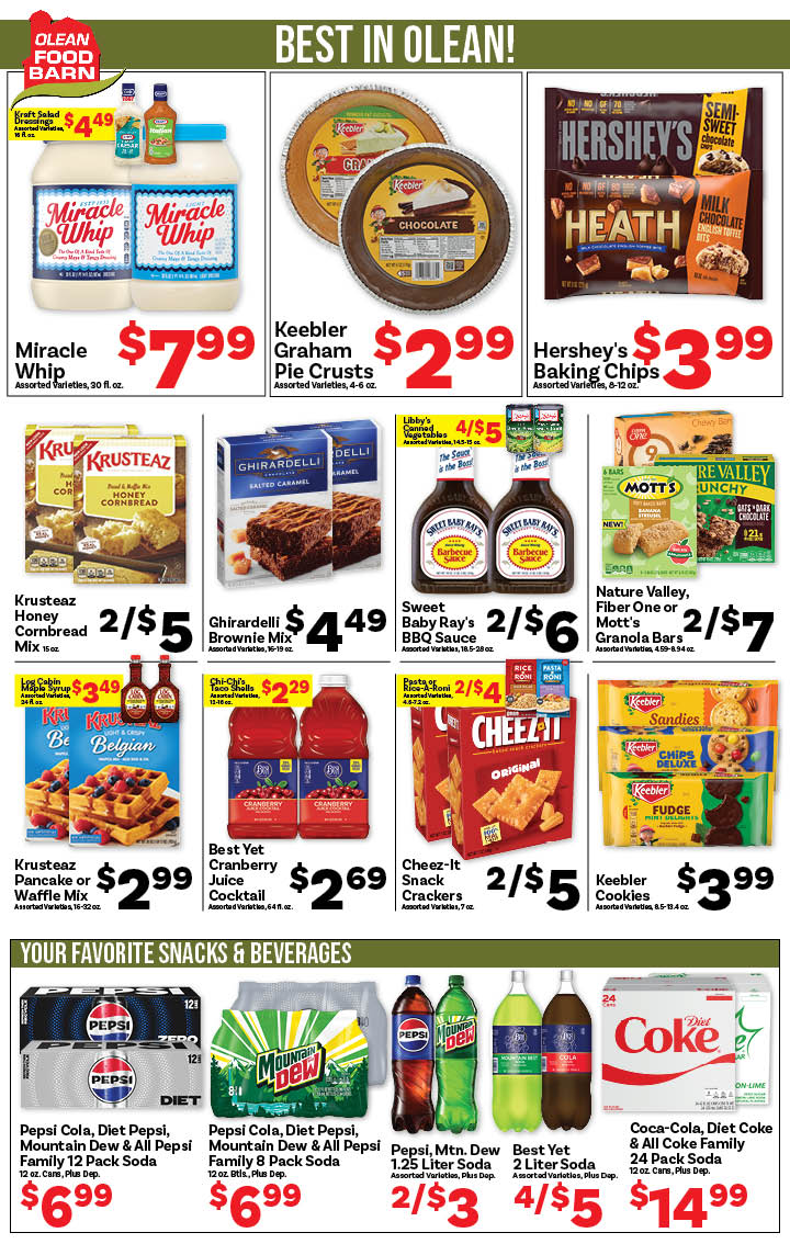 Ried's Food Barn Weekly Special | '.Sun, May 3.' – '.Sat, May 9.' | Page '..'