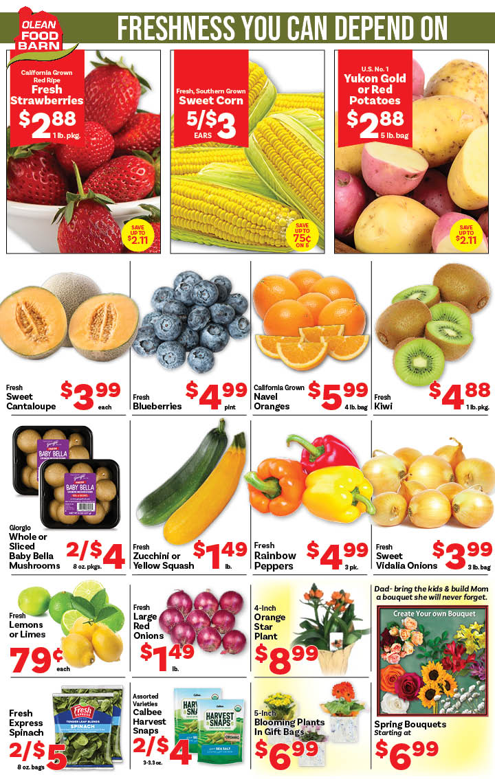 Ried's Food Barn Weekly Special | '.Sun, May 10.' – '.Sat, May 16.' | Page '..'