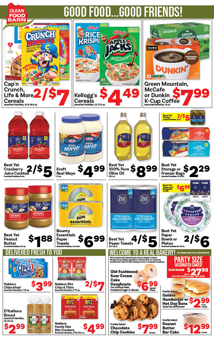Ried's Food Barn Weekly Special | '.Sun, June 15.' – '.Sat, June 21.' | Page '..'
