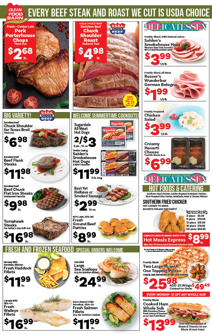 Ried's Food Barn Weekly Special | '.Sun, June 15.' – '.Sat, June 21.' | Page '..'
