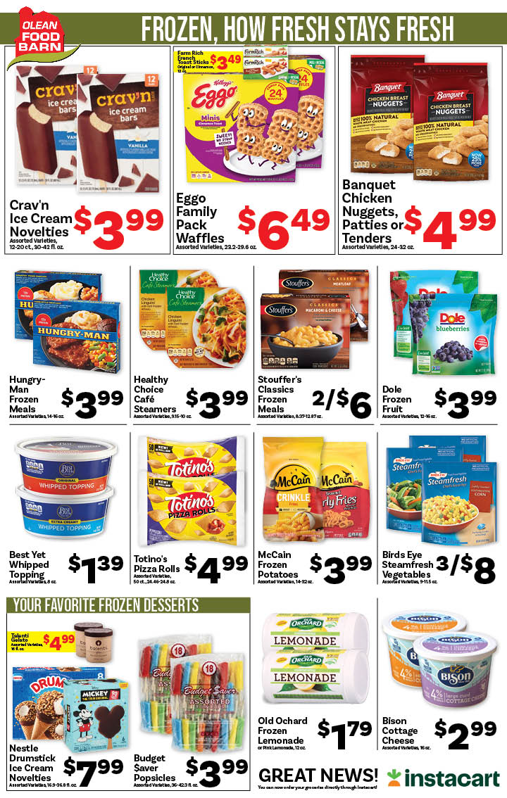Ried's Food Barn Weekly Special | '.Sun, June 14.' – '.Sat, June 20.' | Page '..'