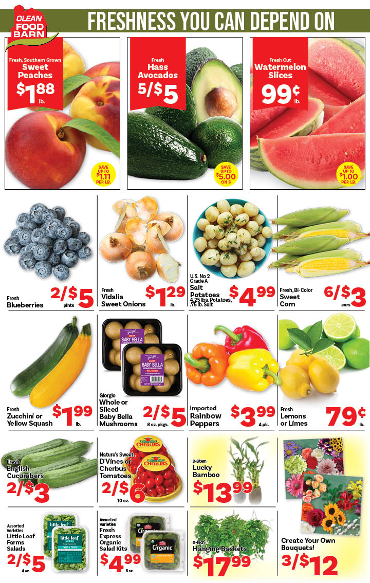 Ried's Food Barn Weekly Special | '.Sun, June 14.' – '.Sat, June 20.' | Page '..'