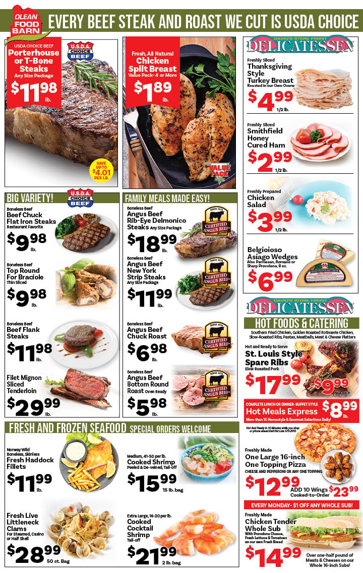 Ried's Food Barn Weekly Special | '.Sun, August 10.' – '.Sat, August 16.' | Page '..'