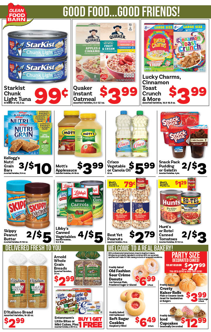 Ried's Food Barn Weekly Special | '.Sun, September 14.' – '.Sat, September 20.' | Page '..'