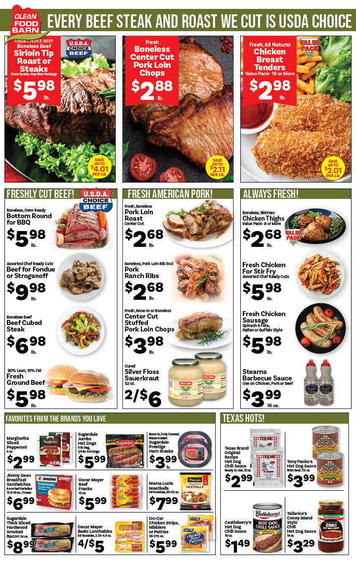 Ried's Food Barn Weekly Special | '.Sun, September 14.' – '.Sat, September 20.' | Page '..'