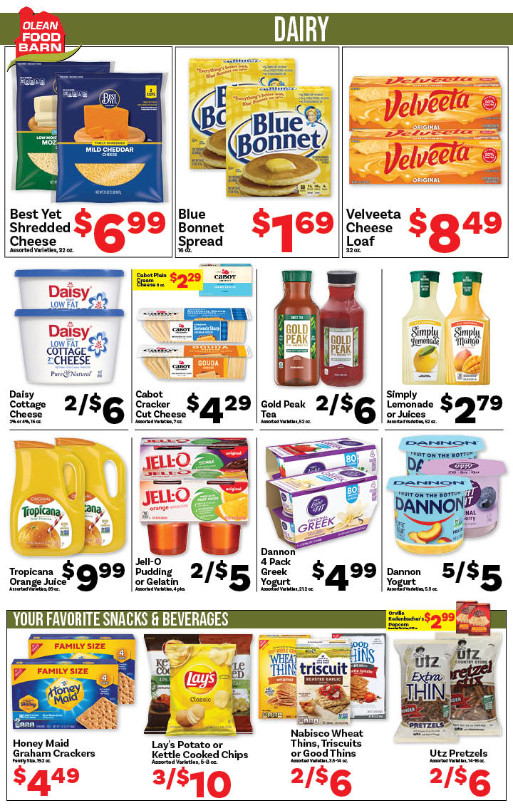 Ried's Food Barn Weekly Special | '.Sun, September 14.' – '.Sat, September 20.' | Page '..'