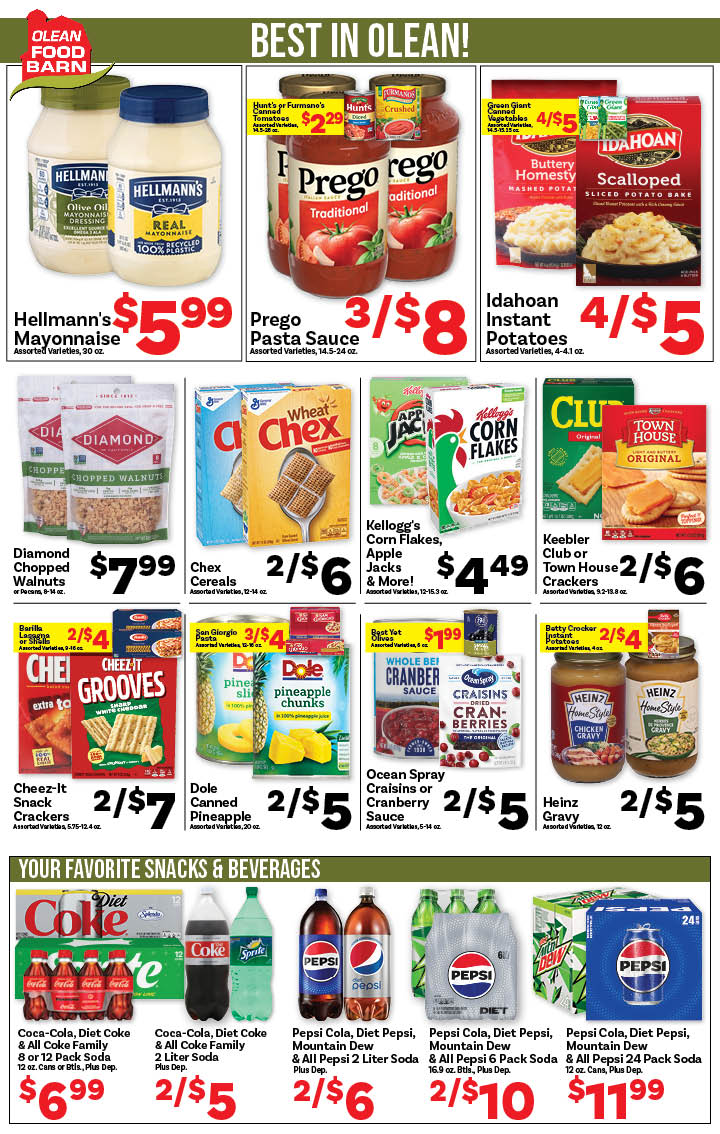 Ried's Food Barn Weekly Special | '.Sun, December 14.' – '.Sat, December 20.' | Page '..'