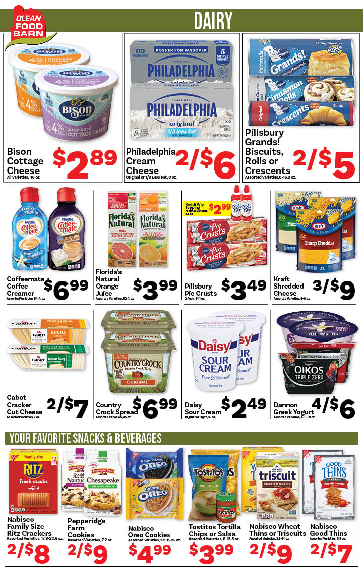 Ried's Food Barn Weekly Special | '.Sun, December 14.' – '.Sat, December 20.' | Page '..'